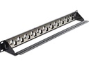 Delock Patchpanel 24 Port, Keystone 19-Rack versetzt
