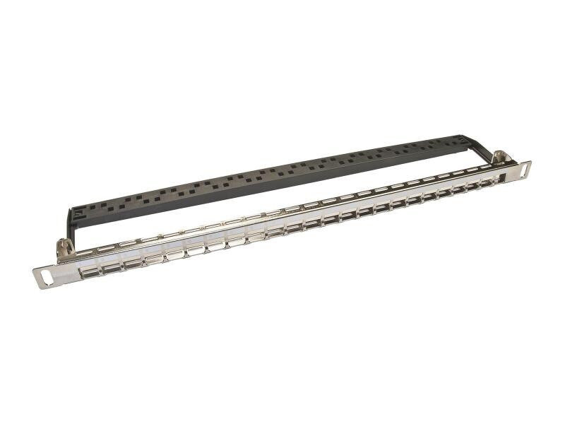 Wirewin Patchpanel 24 Port, Keystone, 0.5HE 19 Rack
