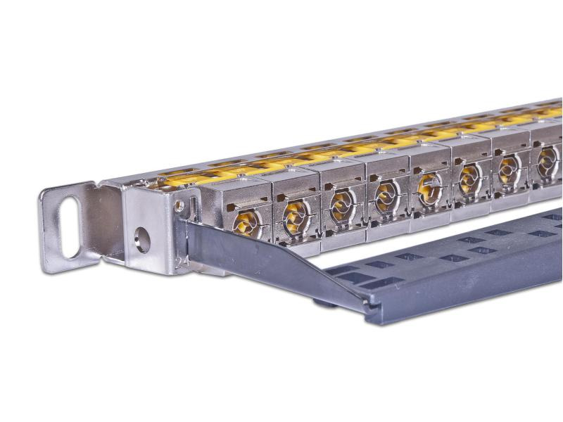 Wirewin Patchpanel 24 Port, Keystone, 0.5HE 19 Rack