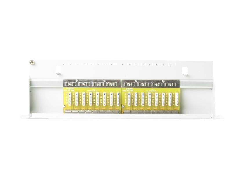 equip Patchpanel 16 Port, LSA, 1HE 19 Rack