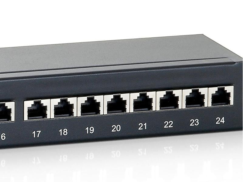 equip Patchpanel 24 Port, LSA, 1HE 19 Rack