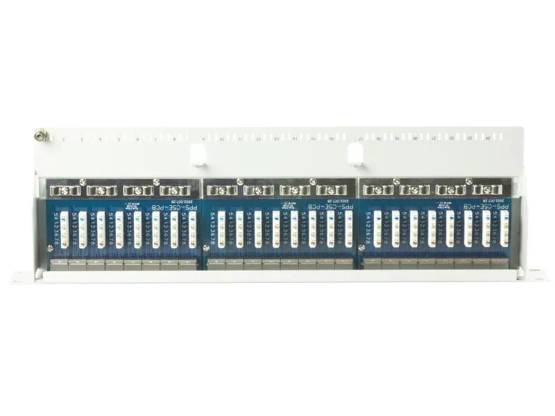 equip Patchpanel 24 Port, LSA, 1HE 19 Rack