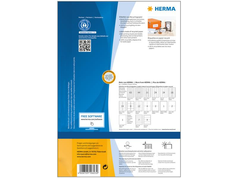 HERMA Universal-Etiketten Recycling 10823 70 x 36 mm