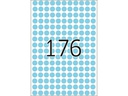 HERMA Vielzweck-Etiketten 2213 Blau, 32 Blatt