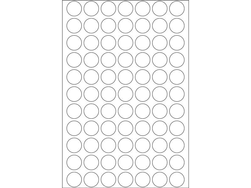 HERMA Vielzweck-Etiketten 2230 13 mm, 32 Blatt, Weiss