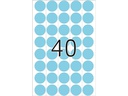 HERMA Vielzweck-Etiketten A4, 2253 Blau Ø 19 mm, 32 Blatt