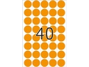HERMA Vielzweck-Etiketten A4, 2254 Leuchtorange Ø 19 mm, 32 Blatt