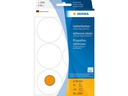 HERMA Vielzweck-Etiketten A4, 2284 Leuchtorange Ø 50 mm, 32 Blatt