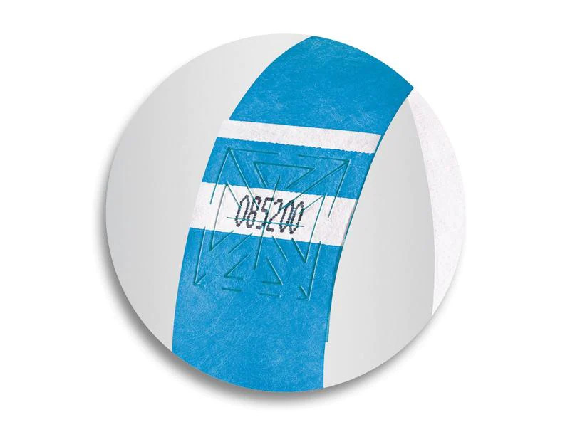 Sigel Eventbänder Super Soft 25.5 x 2.5 cm, 120 Blatt, Neon Blau