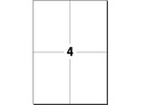 Sigel Universal-Etiketten 10.5 x 14.8 cm, 25 Blatt, Weiss