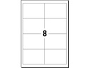 Sigel Universal-Etiketten 9.7 x 67.7 cm, 25 Blatt, Weiss