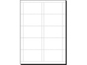 Sigel Visitenkarten-Etiketten 8.5 x 5.5 cm, 15 Blatt, 200 g, Weiss