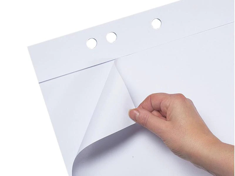 Bi-Office Flipchart 65 x 98 cm  20 Blatt Blanco 50 g/m², 5 Stück