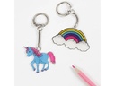 Creativ Company Schrumpffolie 10.5 x 14.5 cm Einhorn, 4 Stück