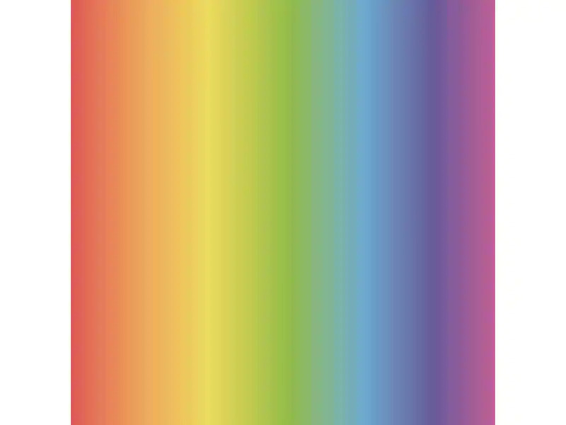 Cricut Aufbügelfolie Infusible Ink Rainbow, 30.5 x 30.5 cm, 2 Stück
