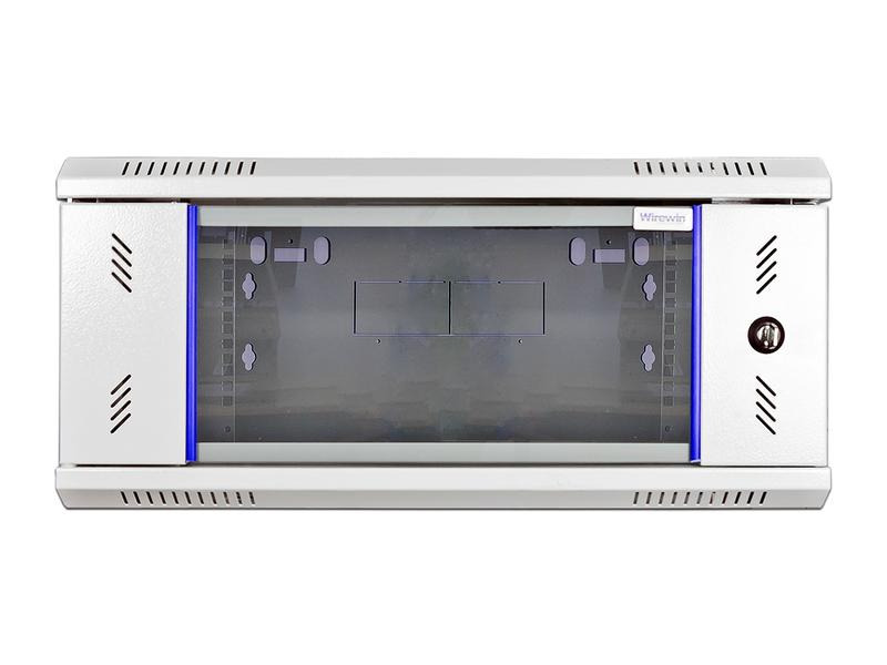 Wirewin Wandschrank 600X600X4U Pro 2nd Gen FP 19 / 4HE / Hellgrau