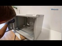 Wirewin Wandschrank 600X600X4U Pro 2nd Gen FP 19 / 4HE / Hellgrau