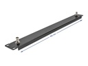 Delock Netzwerkschrank Panel 1HE mit 2x BNC Buchse 19