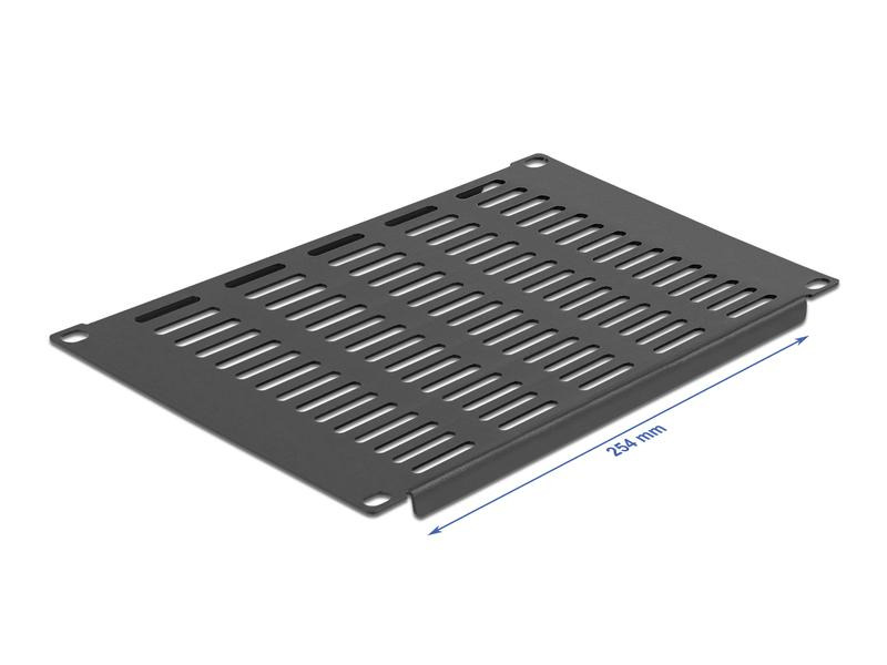 Delock Netzwerkschrank Panel 4HE mit Lüftungsschlitzen 10