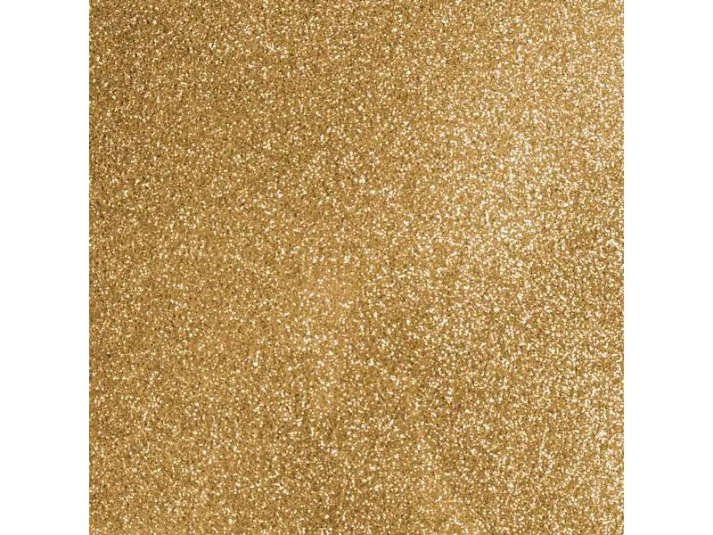 Cricut Aufbügelfolie Smart Glitter 33 x 273 cm, 1 Stück, Gold