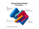 Cricut Vinylfolie Smart Permanent 33 x 91 cm, 1 Stück, Rot
