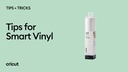 Cricut Vinylfolie Smart ablösbar 33 x 91 cm, 1 Stück, Orange