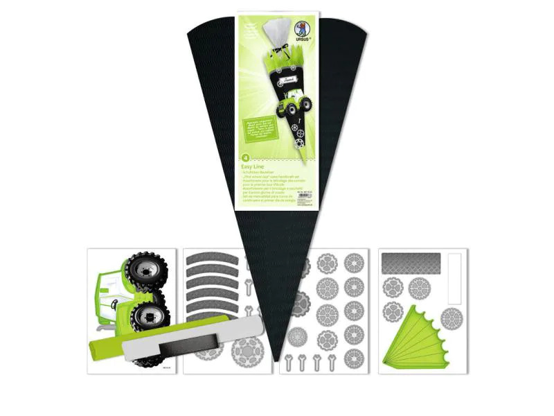 URSUS Schultüte Bastelset 68 x 20 cm Traktor
