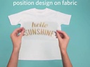 Silhouette Aufbügelfolie Set Starter