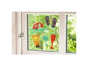 Silhouette Fensterfolie 21,5 cm x 28 cm statisch haftend