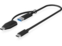 ICY BOX USB-Kabel IB-CB033 USB C - USB A 0.35 m