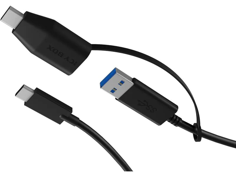 ICY BOX USB-Kabel IB-CB034 USB C - USB A 1 m