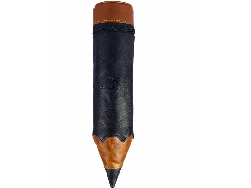 Alpenleder Etui Griffel ebenholz&amp;cognac
