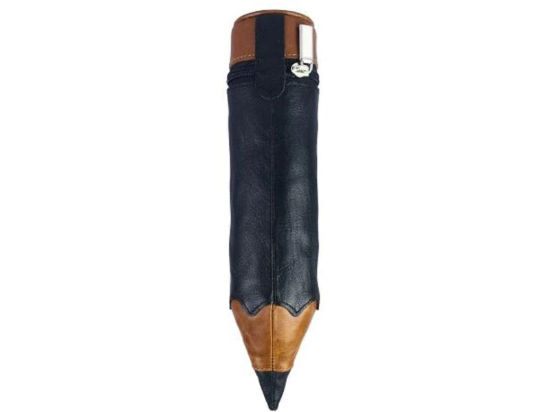 Alpenleder Etui Griffel ebenholz&amp;cognac
