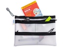 HERMA Etui Mesh Bag A5, 14 x 21.7 cm, Schwarz/Weiss
