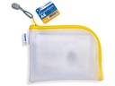 HERMA Etui Mesh Bag A6, 10.5 x 14.8 cm, Gelb/Weiss