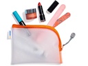 HERMA Etui Mesh Bag A6, 10.5 x 14.8 cm, Orange/Weiss