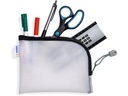 HERMA Etui Mesh Bag A6, 10.5 x 14.8 cm, Schwarz/Weiss