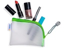 HERMA Etui Mesh Bag A7, 7.4 x 10.5 cm, Grün/Weiss