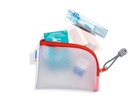 HERMA Etui Mesh Bag A7, 7.4 x 10.5 cm, Rot/Weiss