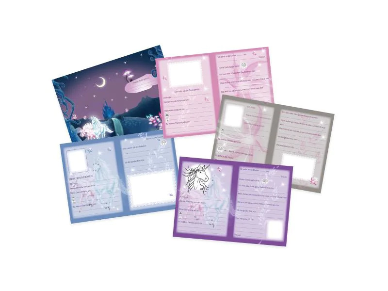 Goldbuch Freundebuch Einhorn