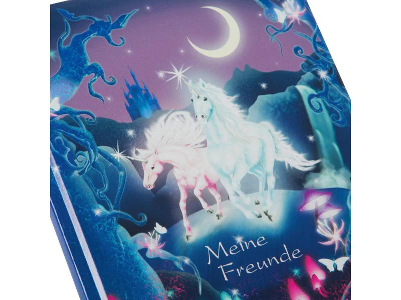 Goldbuch Freundebuch Einhorn