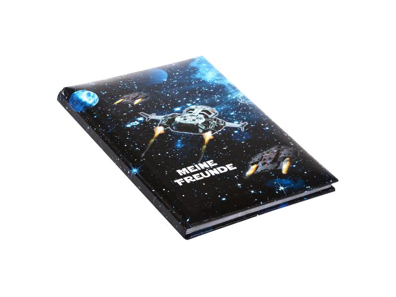 Goldbuch Freundebuch Raumschiff