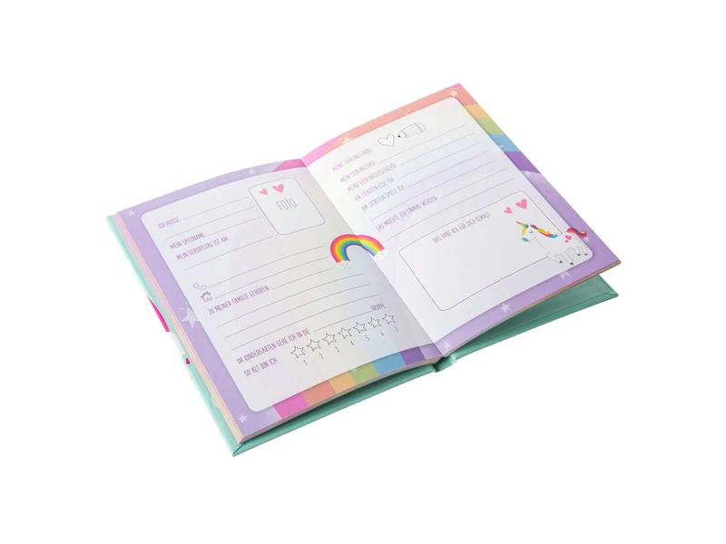 Goldbuch Kindergartenfreundebuch Einhorn Regenbogen