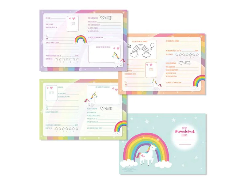 Goldbuch Kindergartenfreundebuch Einhorn Regenbogen