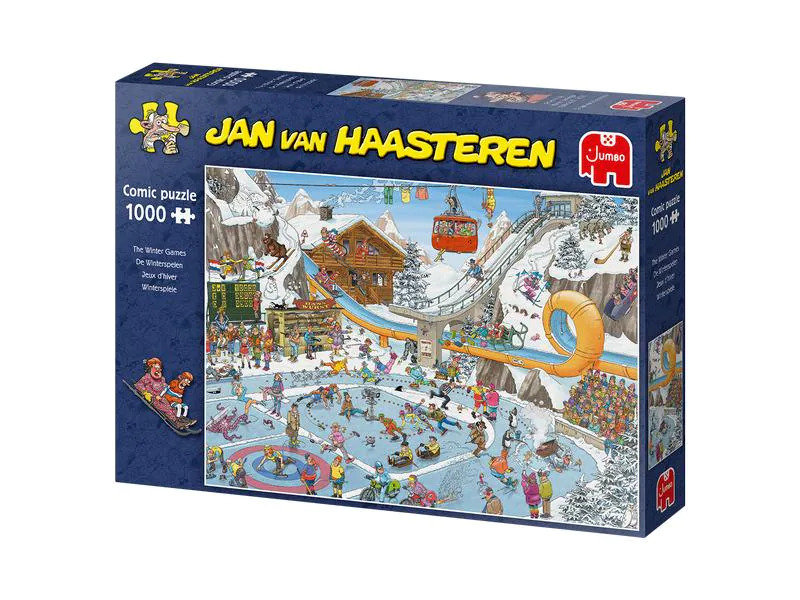 Jumbo Puzzle Die Winterspiele