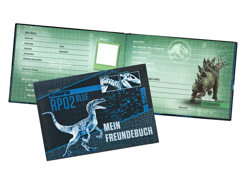 Undercover Freundebuch Jurassic World A5