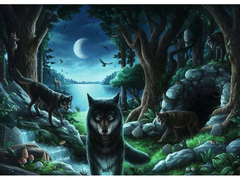 Ravensburger Puzzle Escape Wolfsgeschichten