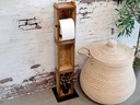 Chic Antique Toilettenpapierhalter in Backsteinform Braun