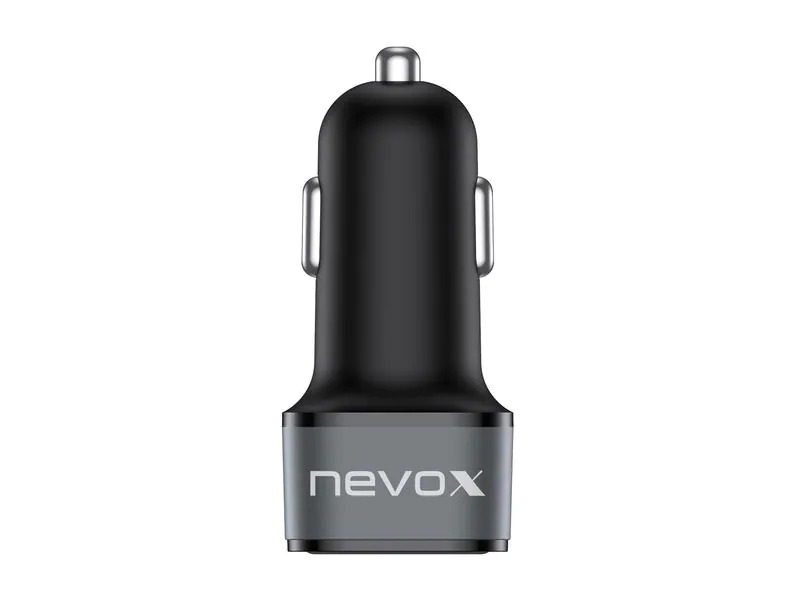 Nevox Autoladegerät Dual USB-C + USB-A 48W