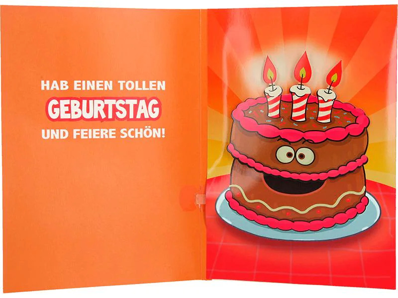 Depesche Musikkarte Happy Birthday to you, Marmelade im ...